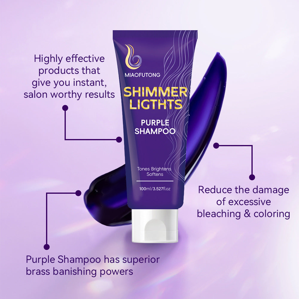 Solid Color Lock Color Hair Dyeing Shampoo Smooth