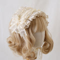 Versatile Color Blocked Bow Lace Headband