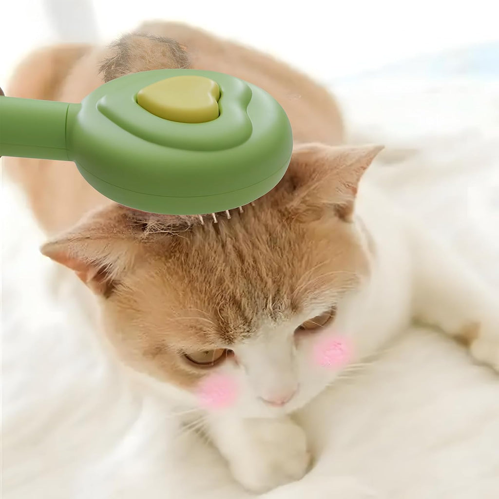 Pet Beauty Hair Removal Comb Cat Brush - One Click Release Care Cat Comb Dog Hair Removal Brush