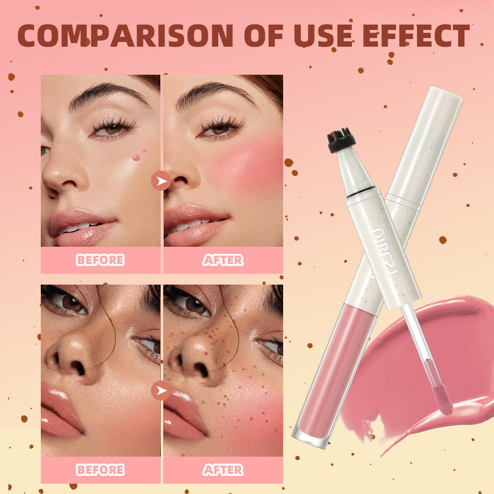 Double-headed Freckle Blush Women's Long-lasting Matte Natural