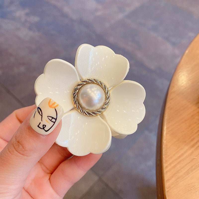 The Back Of The Head Personality Girl Flower Clip