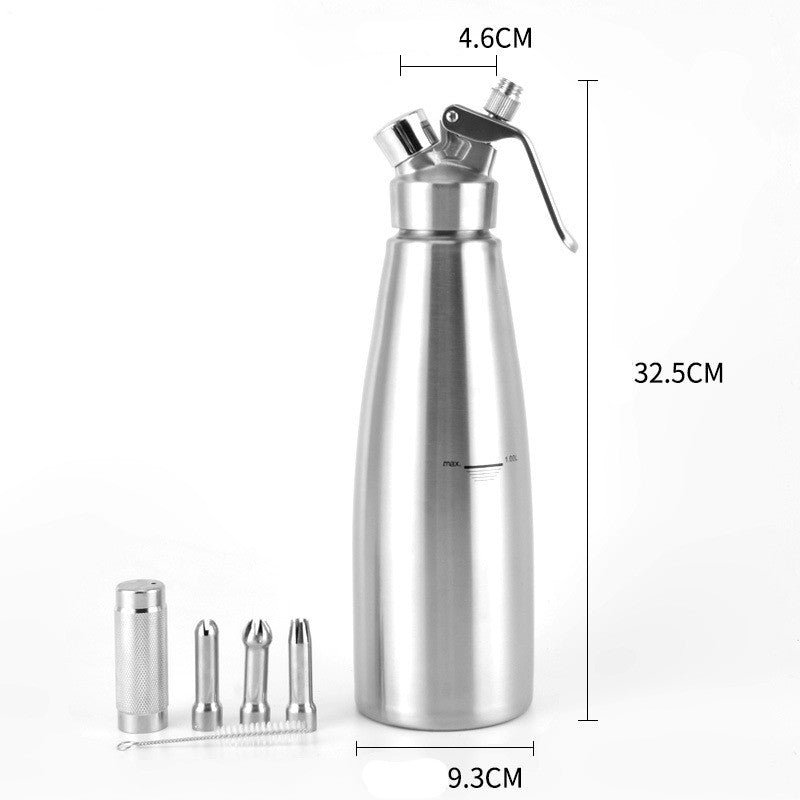 Fancy Coffee Aluminum Cream Gun Milk Frother 0.5Lto1L  Cream Froth Milk Frother
