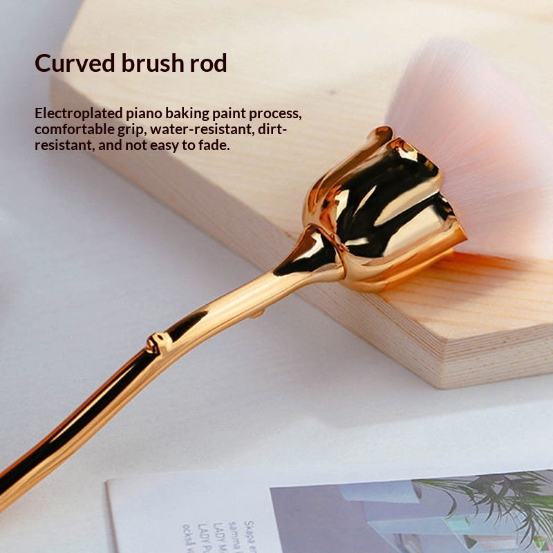 Rose Loose Powder Makeup Brush Beauty Tool