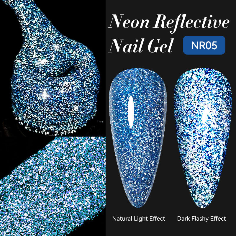 Lilycute Nail Art Fluorescent Crushed Diamond Gel Polish