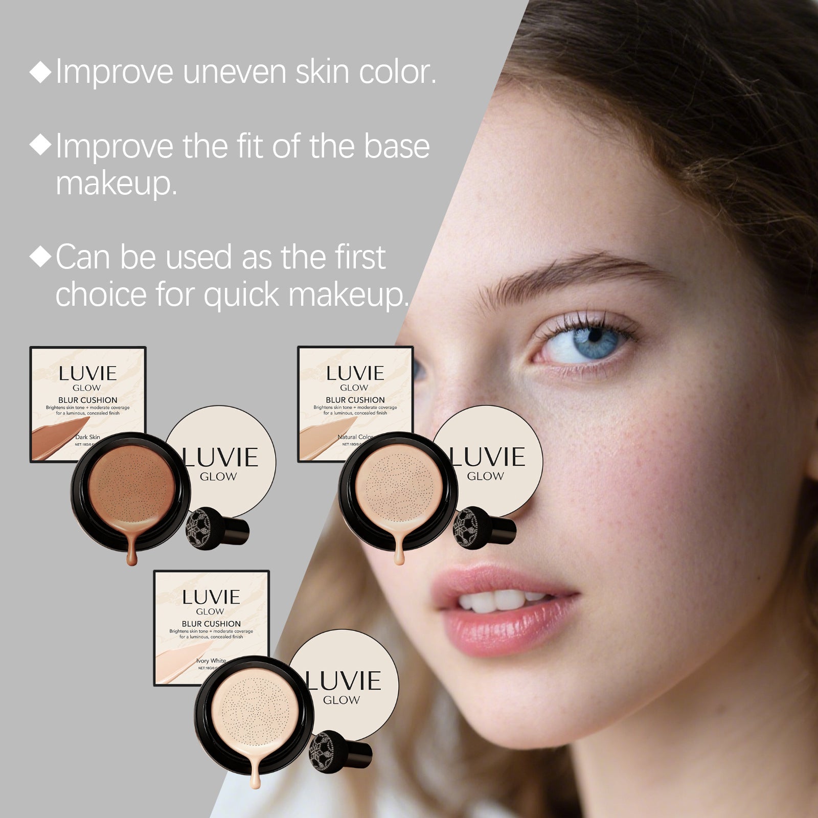 Moisturizing Natural Smooth And Sheer Cushion Foundation