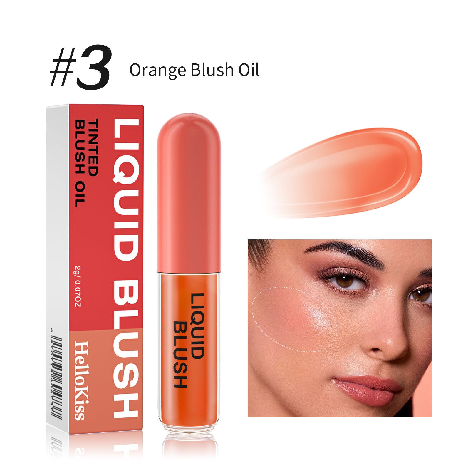 HelloKiss Rosy Non-fading Rouge Liquid Blush