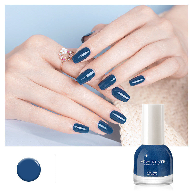 Maycreate Nail Polish Female Long-lasting Tear-free Baking Free Transparent Net Red Summer Nail Polish