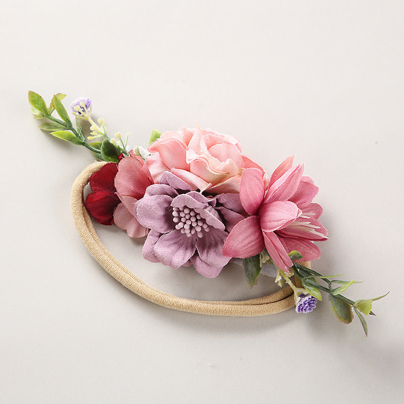 Children's Bohemian Flower Headwear Three-dimensional Splicing