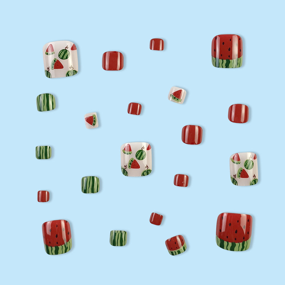 Summer Cool Watermelon Nail Stickers