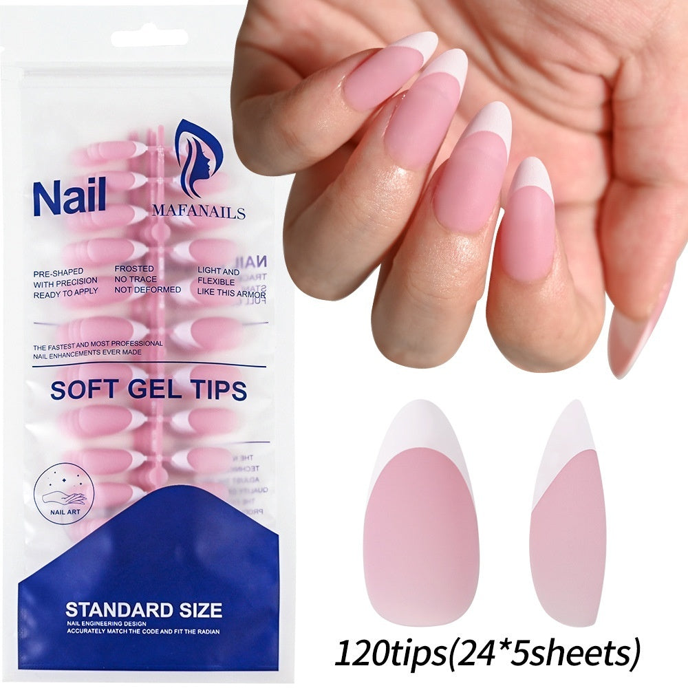 120-piece Bag Of Detachable Nail Tips For Manicures