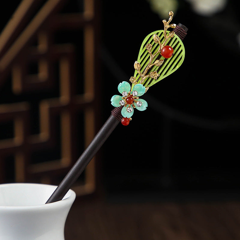 Ebony Hairpin Cheongsam Hanfu Tassel