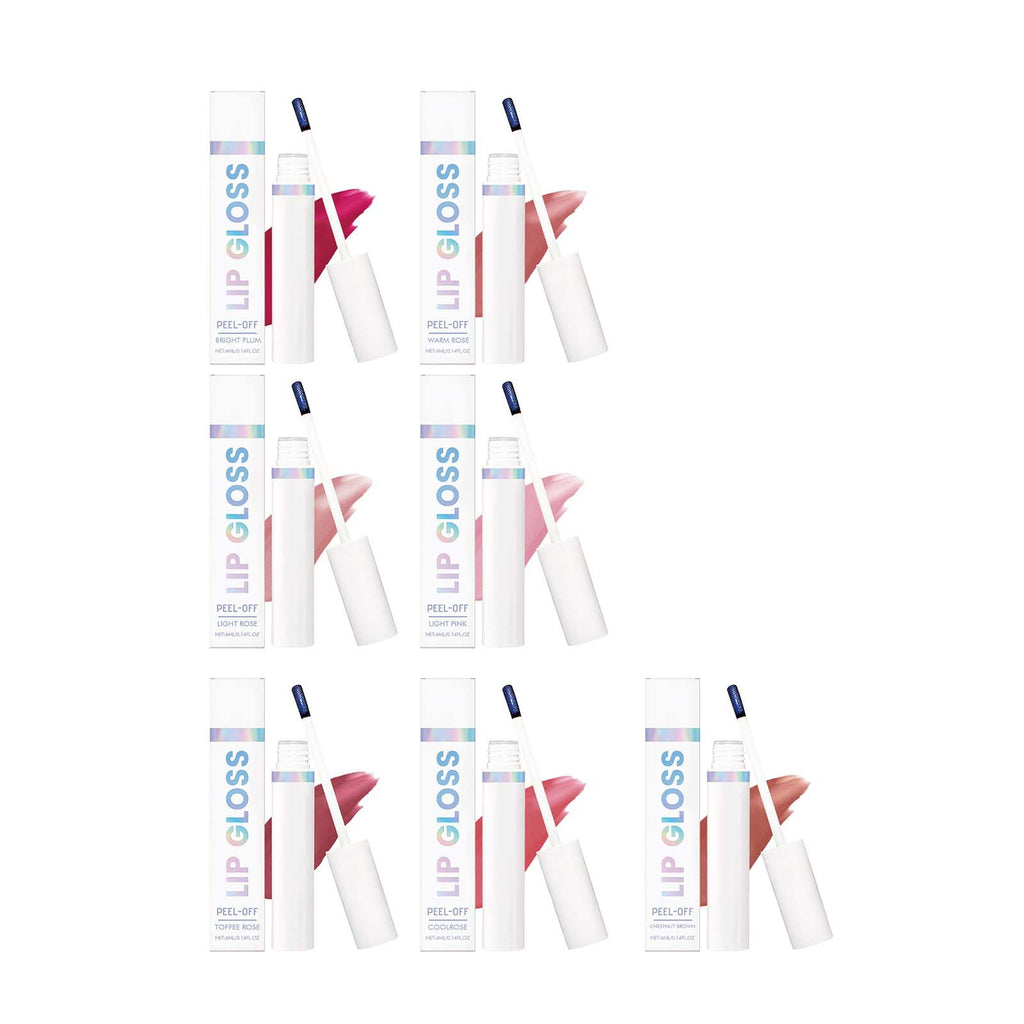 Smudge-proof, Easy-to-color Peel-off Lip Tint Series