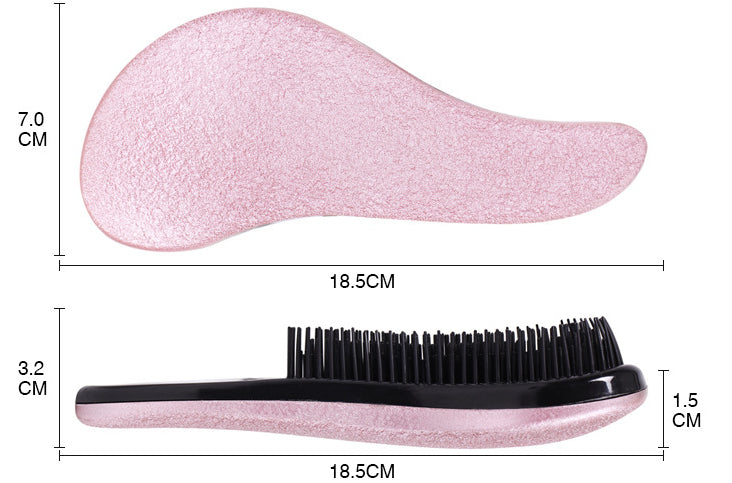Plastic Anti-knot Hairdressing Comb Massage Comb