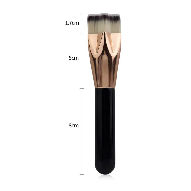 Powder Foundation Brush Five-pointed Star Flat Head Seamless