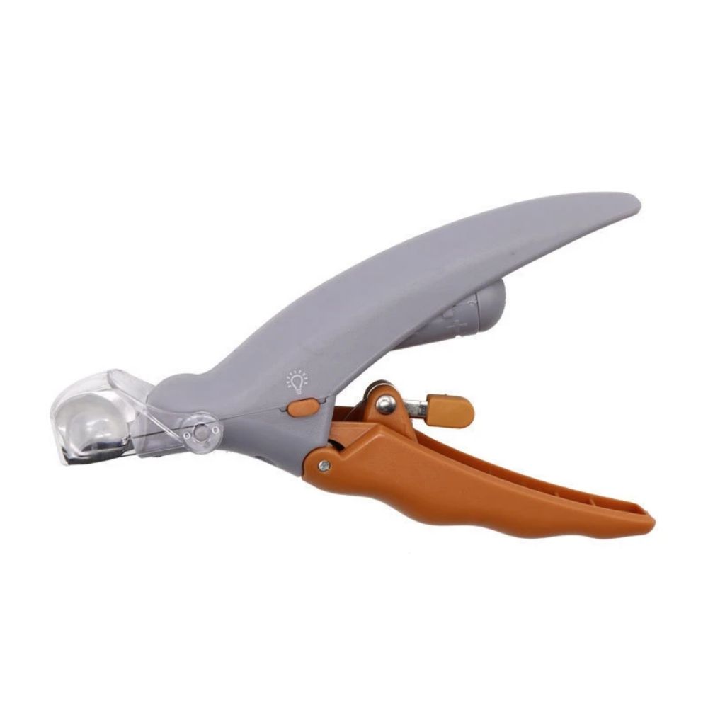 Dog Cat Pet Grooming Supplies Pet Nail Clipper LED Light Emitting Magnifiable Special Nail Clipper Multi Function Nail Trimmer