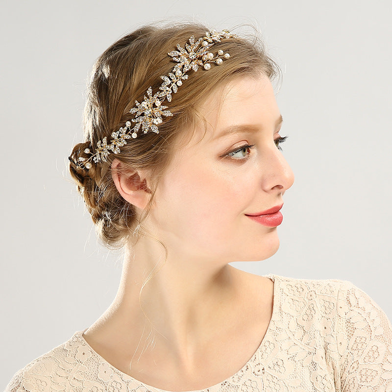 Handmade Gold Leaf Headwear Accessories