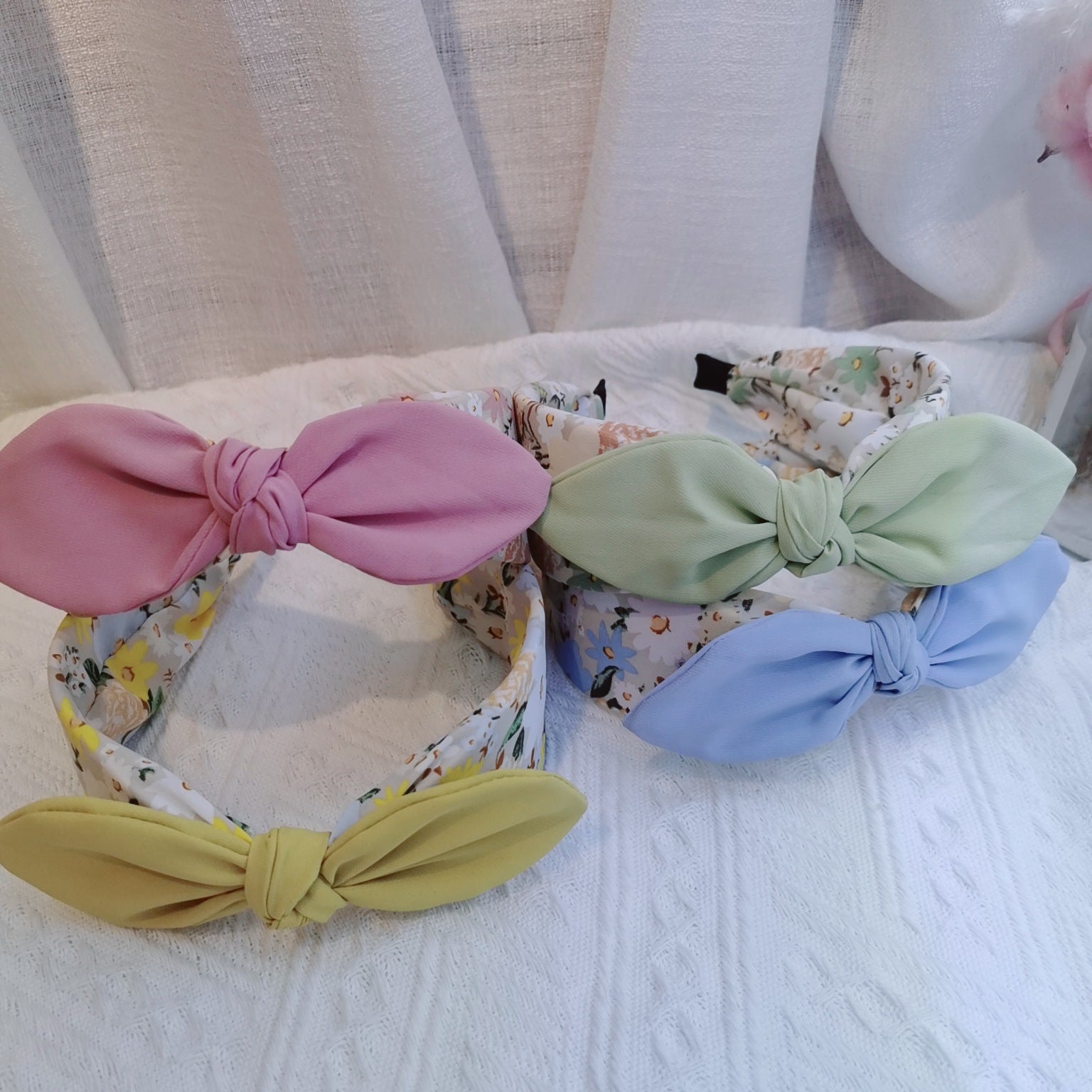 Women's Summer New Sweet Floral Wide-brimmed Headband