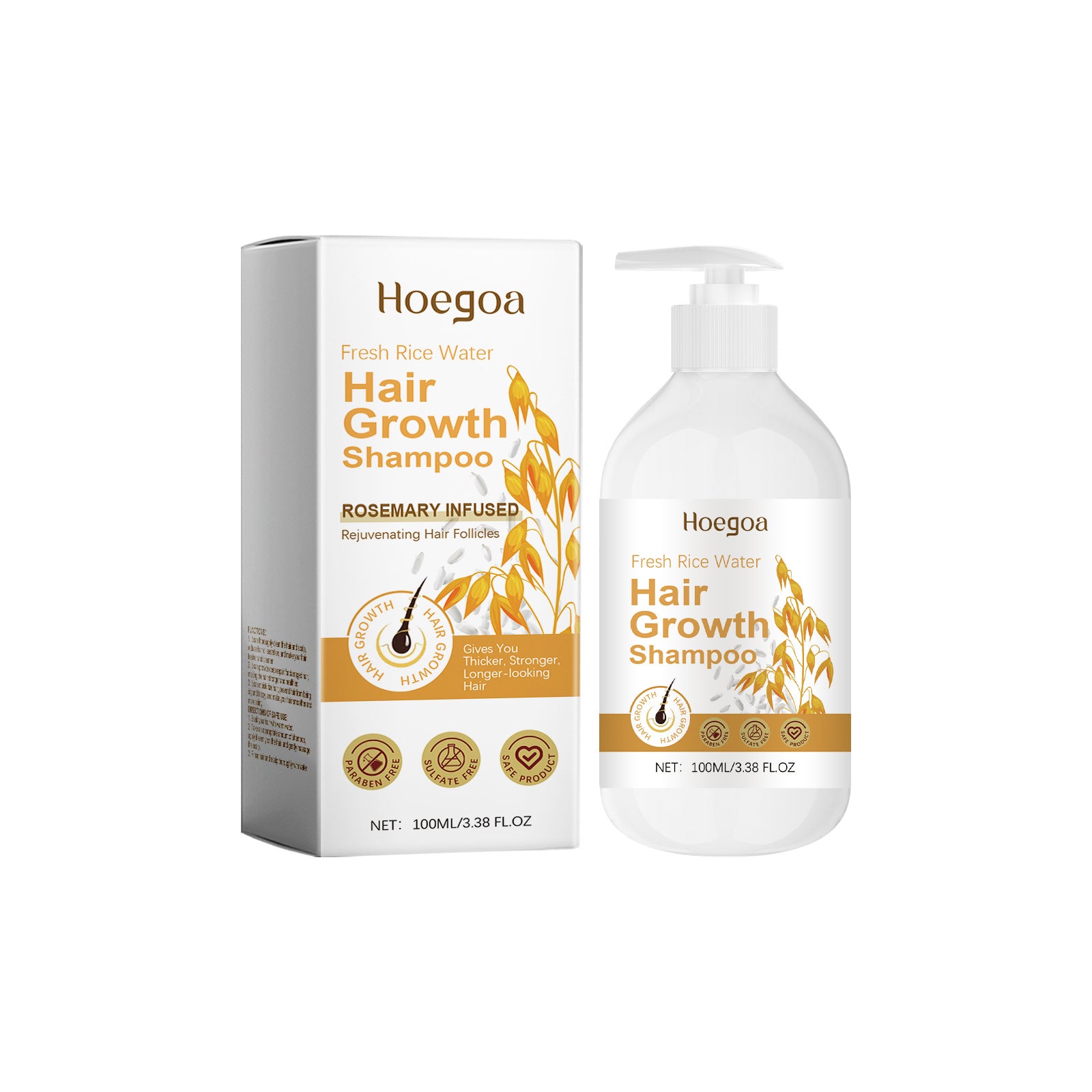 Cleansing Hair Fluffy Nourishing Frizz Smooth Hair Brightening Care Shampoo