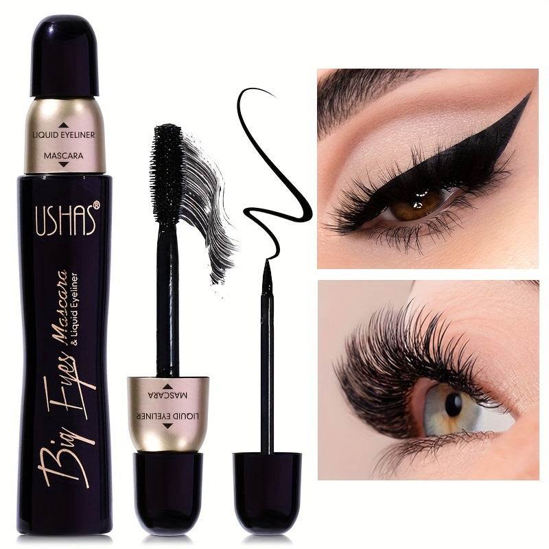 Mascara Liquid Eyeliner Sweatproof Fadeless Long Lasting Non Smudge