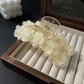 Elegant Handmade Flower Grip Clip For Women In Summer