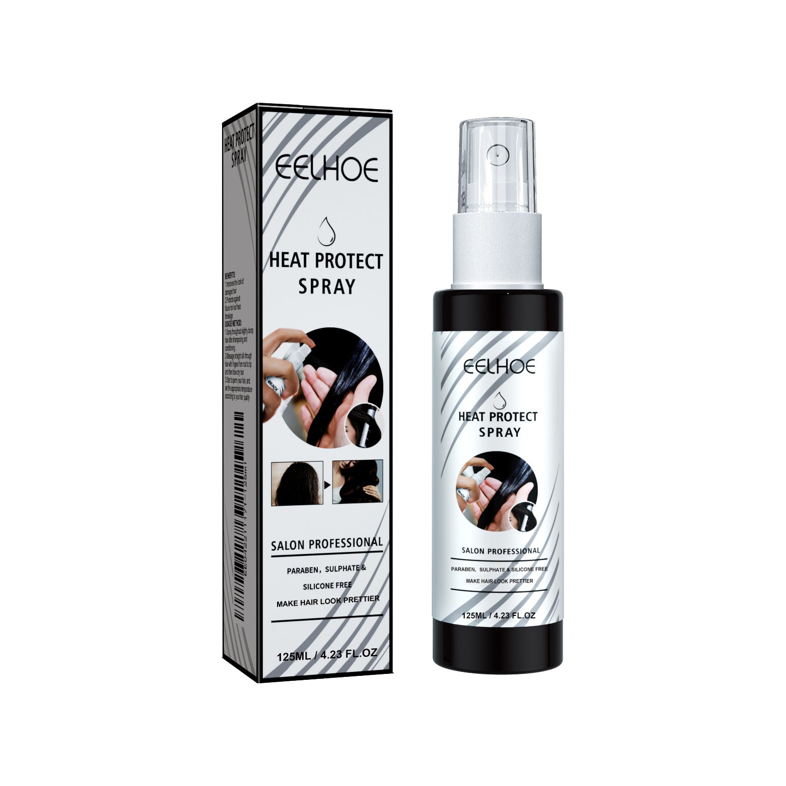 Roller Comb Does Not Hurt Hair Anion Straight Curling Or Straightening Double PTC Heater