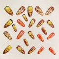 Round Head Almond Nail Punk Skull Day Of The Dead Halloween Wear Nail