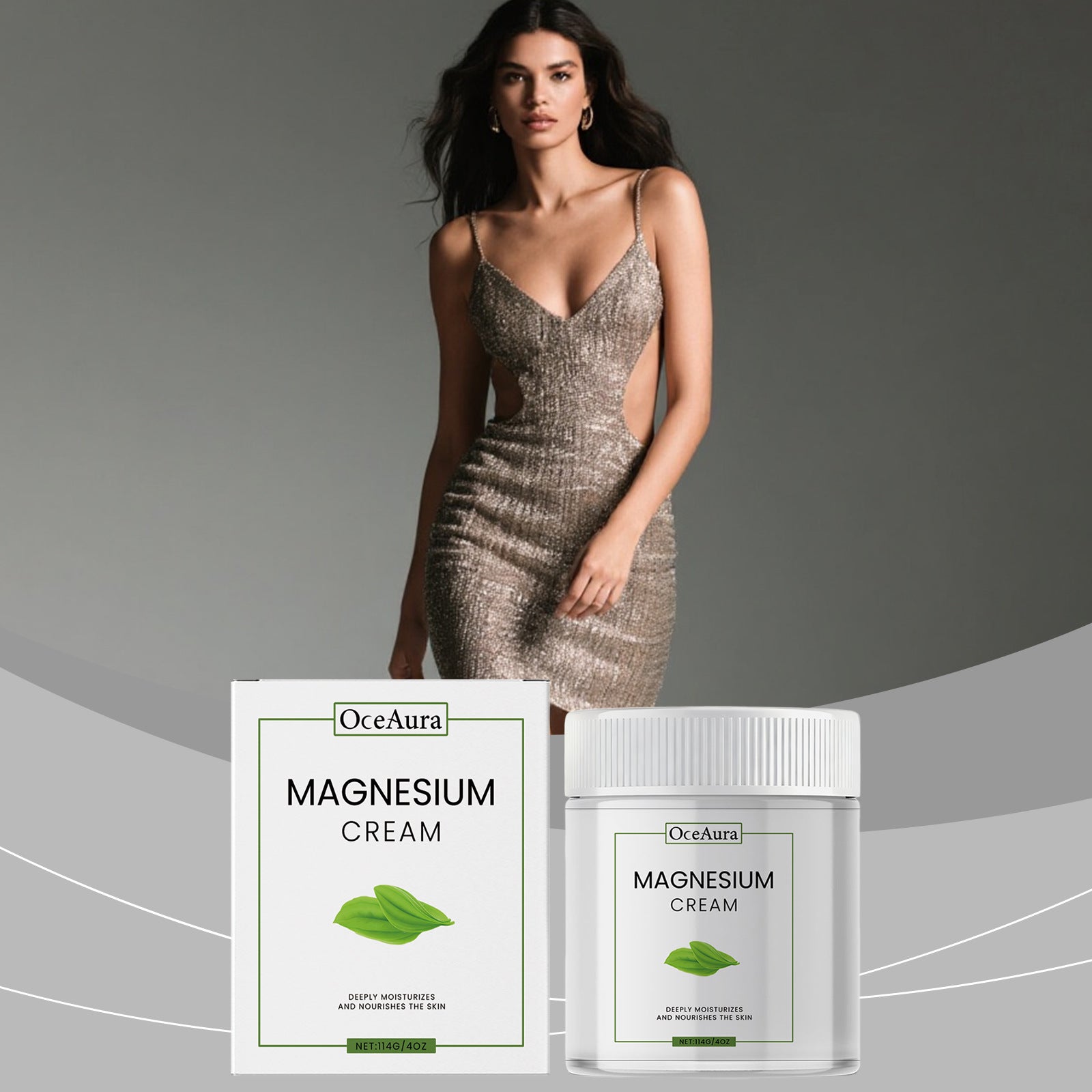 Magnesium Cream For Soothing And Moisturizing The Body