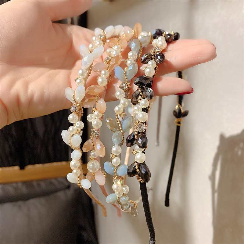 Super Fairy Hairpin Headband Head Buckle Crystal Rhinestone Simple Headdress