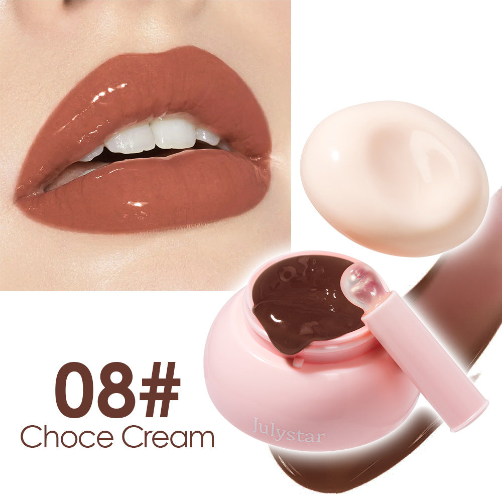 Women's Solid Mirror Shiny Jelly Lip Gloss