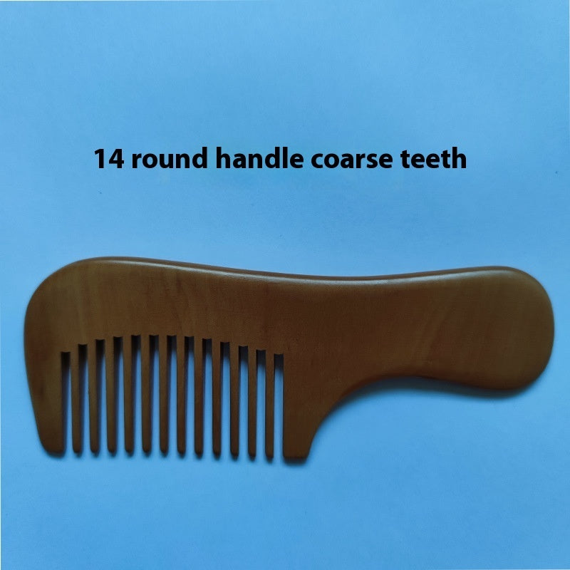 Solid Wood Portable Mahogany Comb