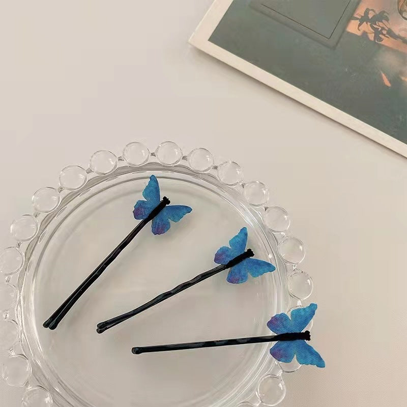 Korean Version Of The Blue Butterfly Hairpin Trumpet