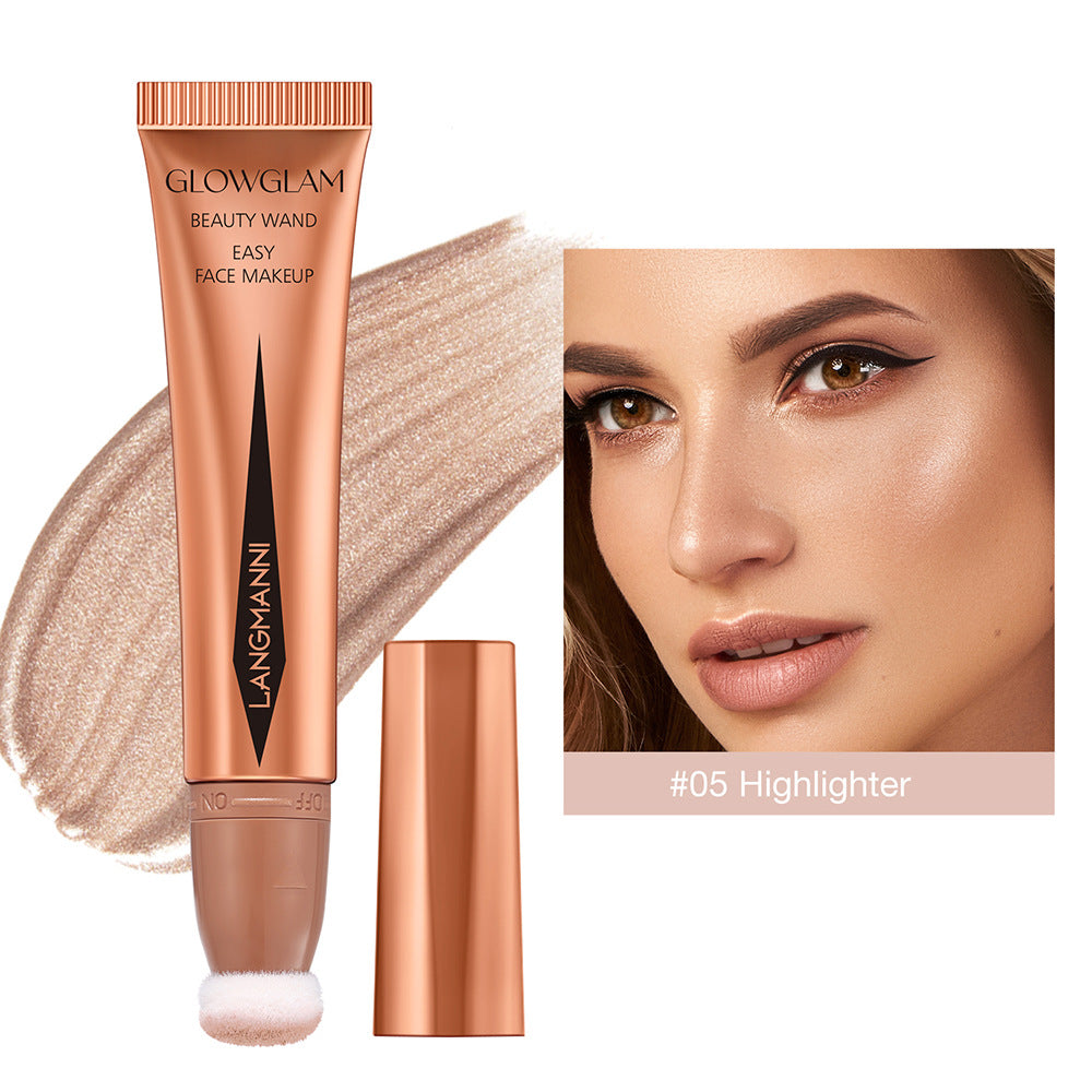 Langmanni Air Cushion Repair Blush Highlight Combination Multi-color Makeup