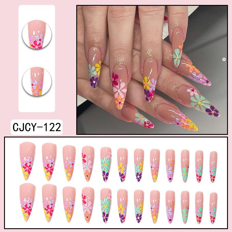 Manicure Long Fake Nail Patch