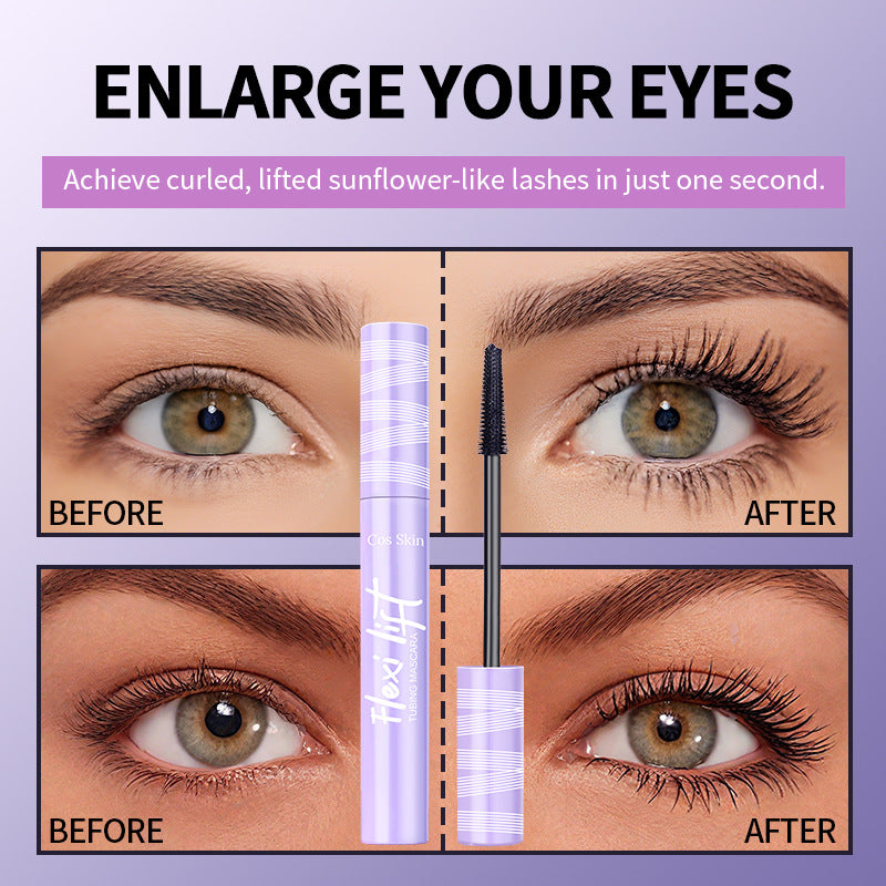 Black, Natural-length, Lengthening And Curling Mascara