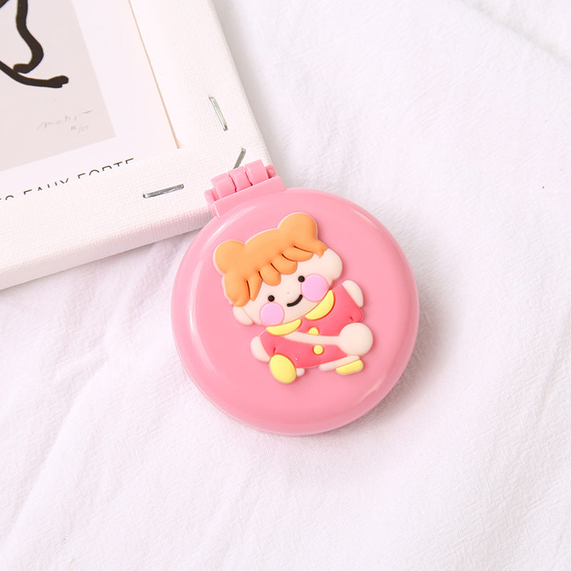 Cute Girly Heart Folding Airbag Comb