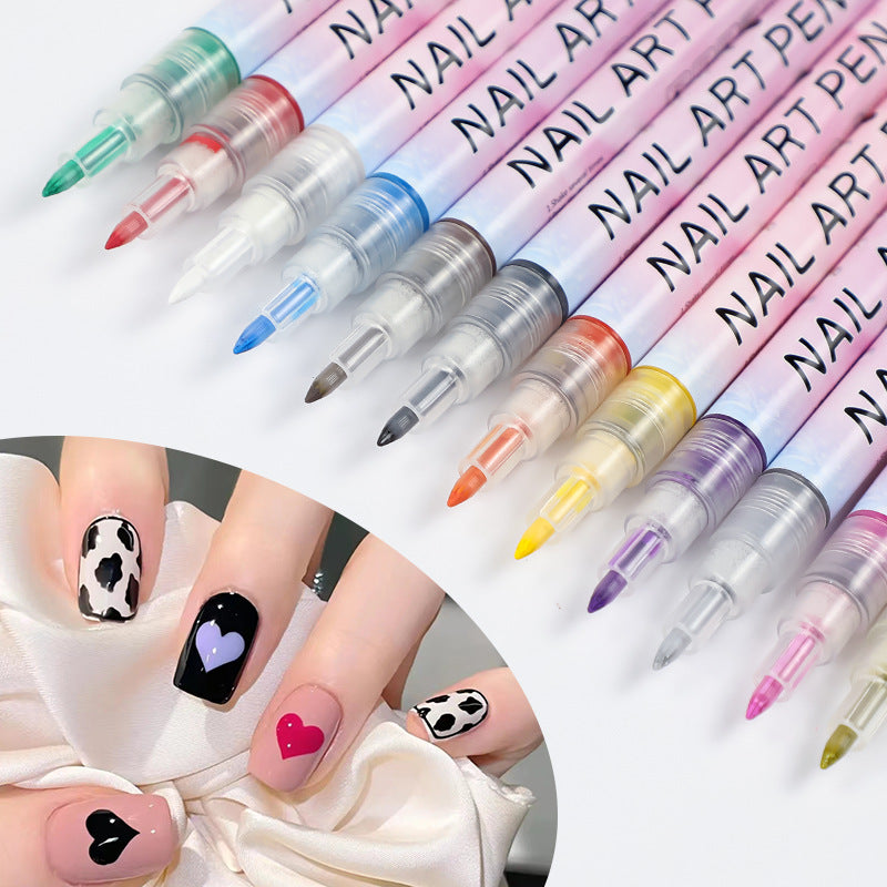 Nail Art Enhancement Acrylic Pigment Paint Pen DIY Modeling Cable