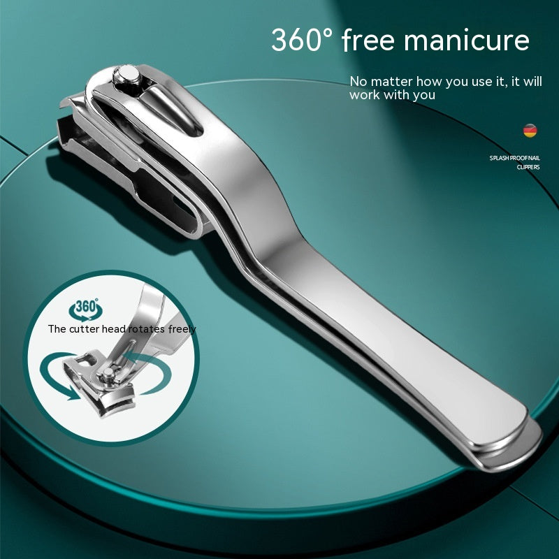 Stainless Steel Nail Clippers Single Nail Scissors Large Opening Household