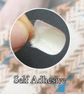 Manicure 24 Pieces Short Square Head Solid Color Nail Stickers Finished Product