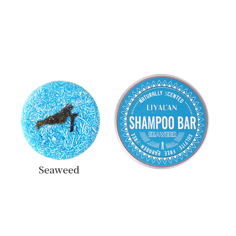 LiyaL'an Round Green Tea Soap Shampoo