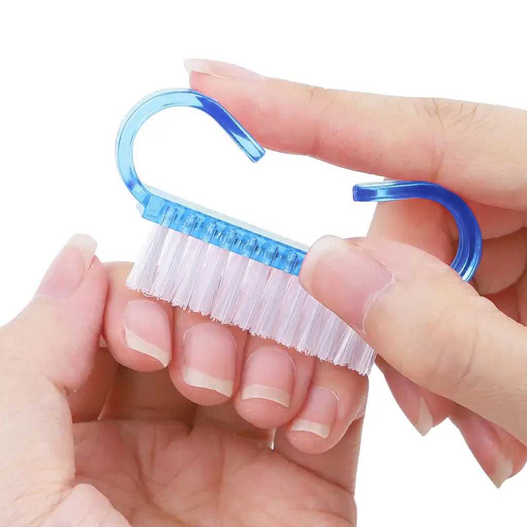 Semi Transparent Nail Horn Cleaning Brush