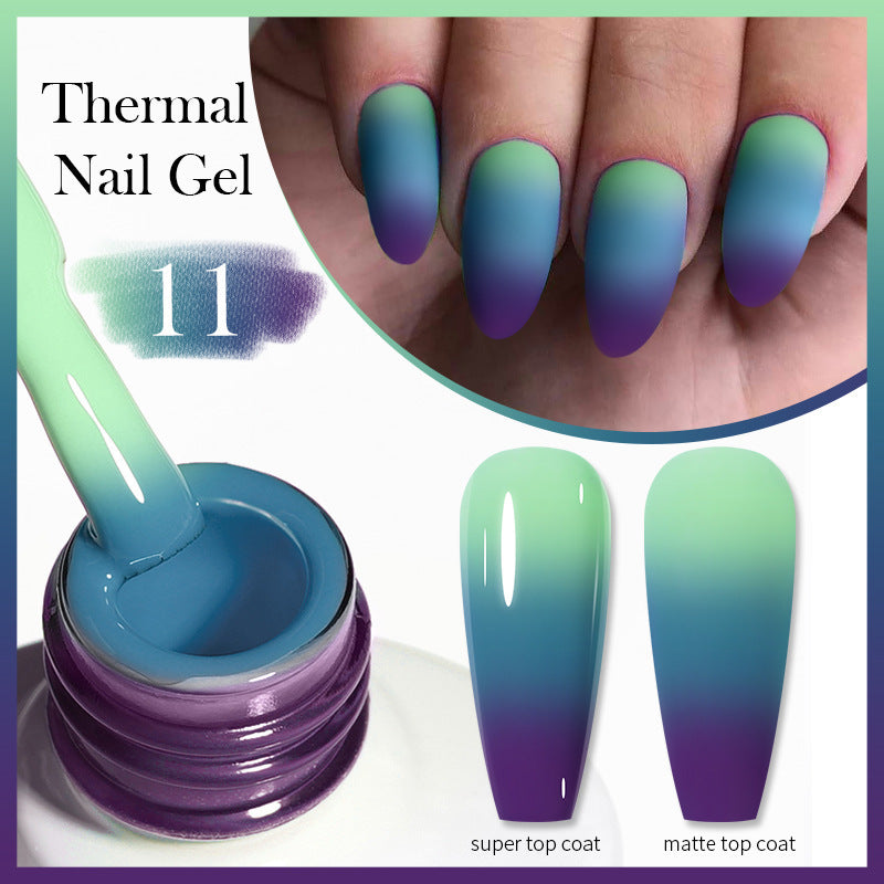 Thermal Nail Gel Simple Home Candy Gradient Color Change UV Polish