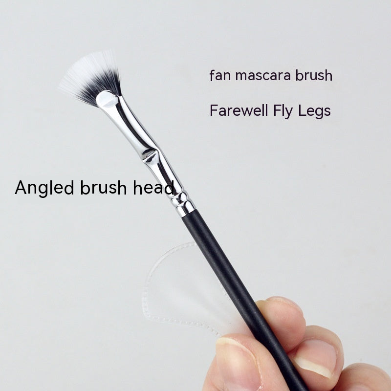 Fan-shaped Dotted Color Powder Mascara Brush