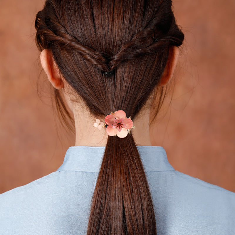 Personalized Headwear With Ponytail Hair Tie