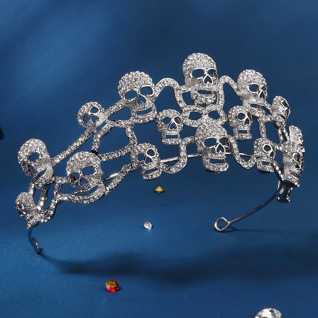 Queen's Halloween Crystal Skull Crown