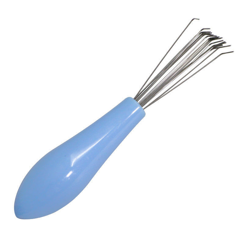Mini Durable Plastic Comb Brush Hook Cleaner