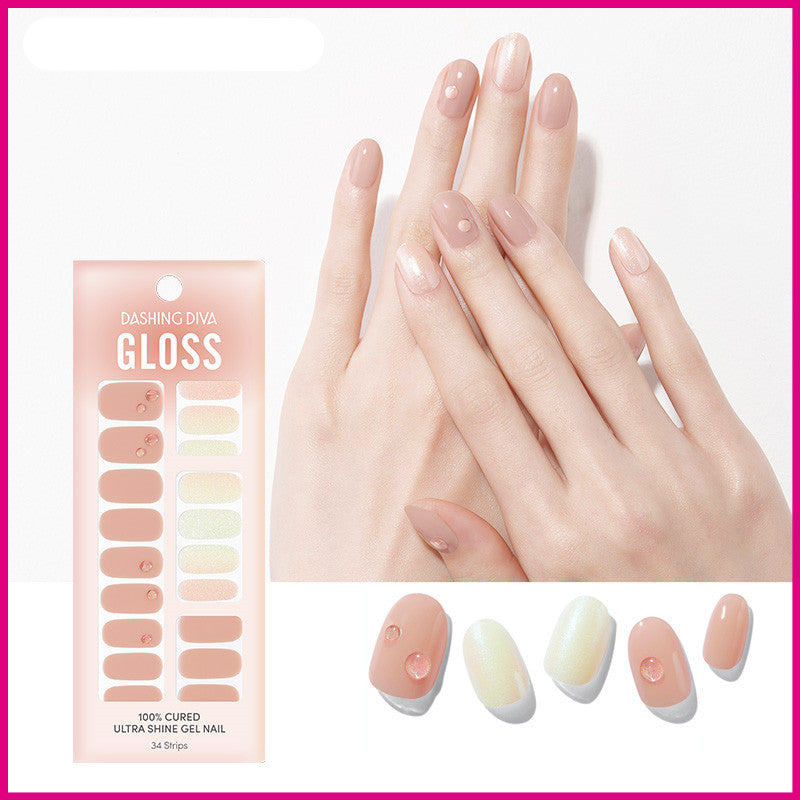 Dashing Diya Gloss Nail Art Nail Sticker Patch Star Same Style No-Bake Wearing Nail Polish