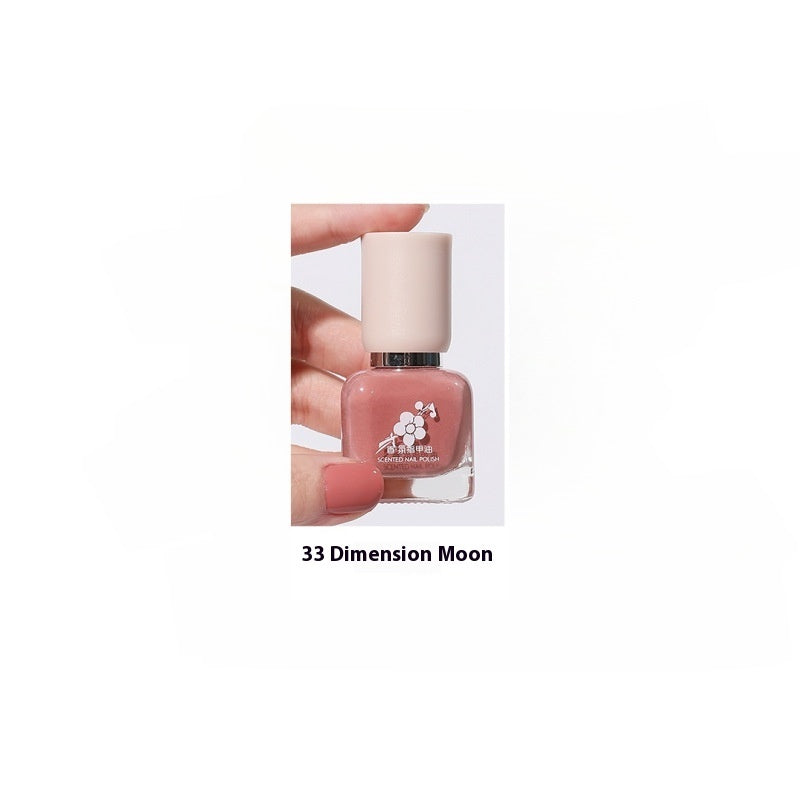 Wutering Water-based Quick-drying Baking-free Long-lasting Tearable Popular Color White Fragrance-retaining Nail Polish