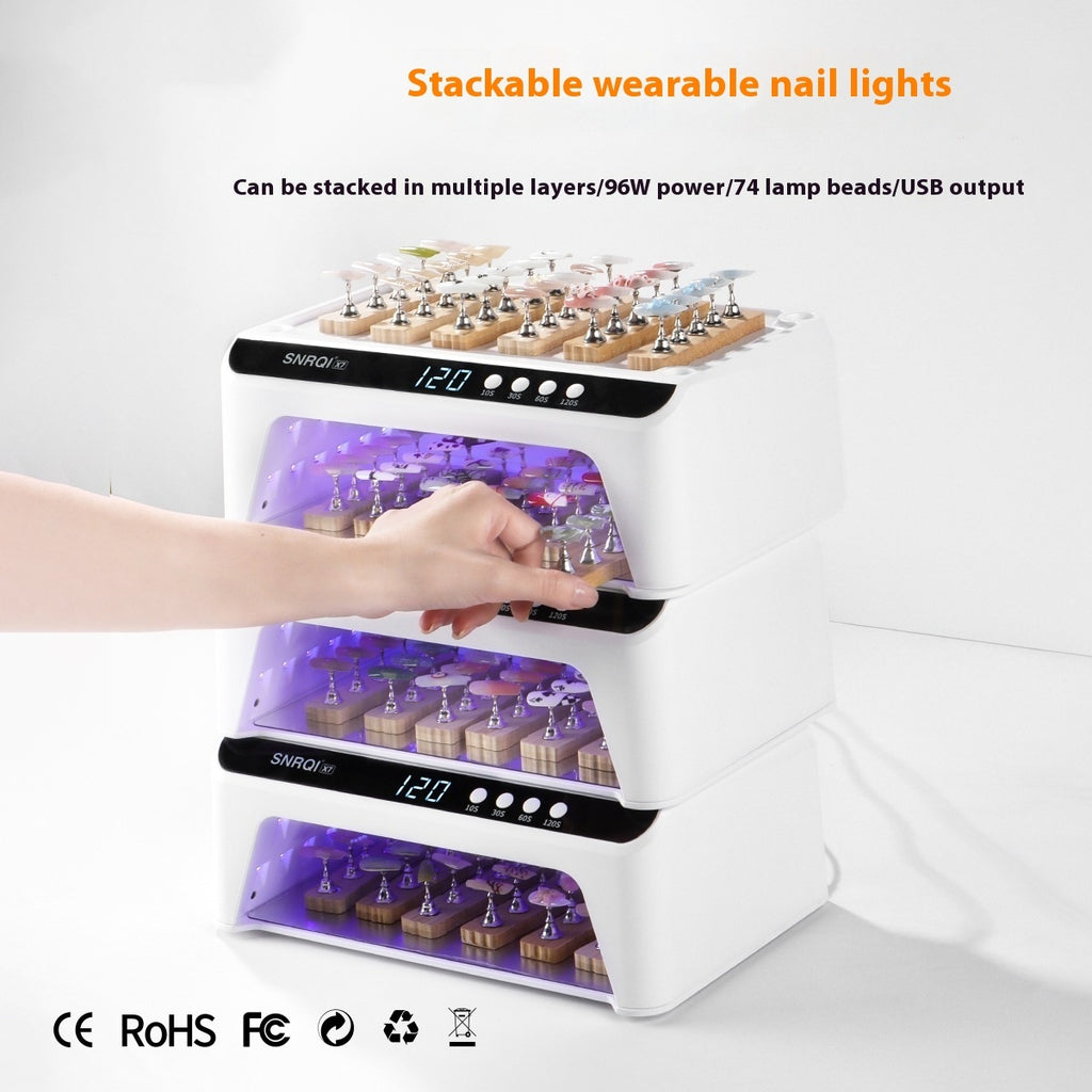 SNRQI Stackable Wearable Armor Dedicated Hot Lamp 92W High Power UV Lamp