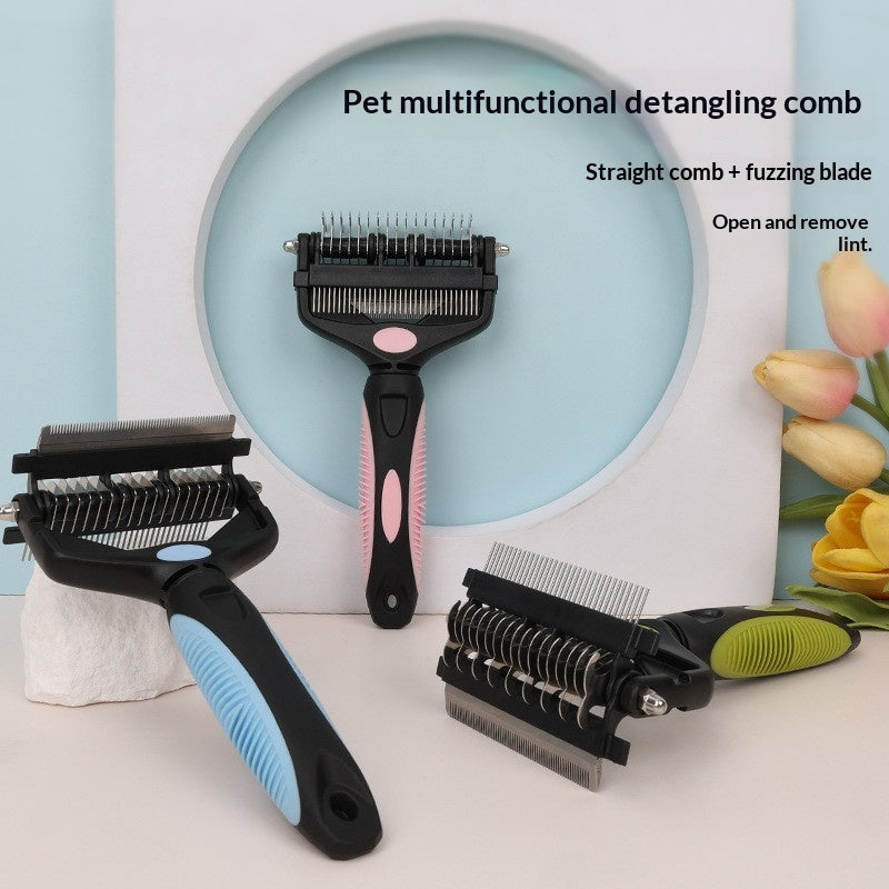 Pet Comb Multifunctional 3-in-1 Detangling Brush For Cats