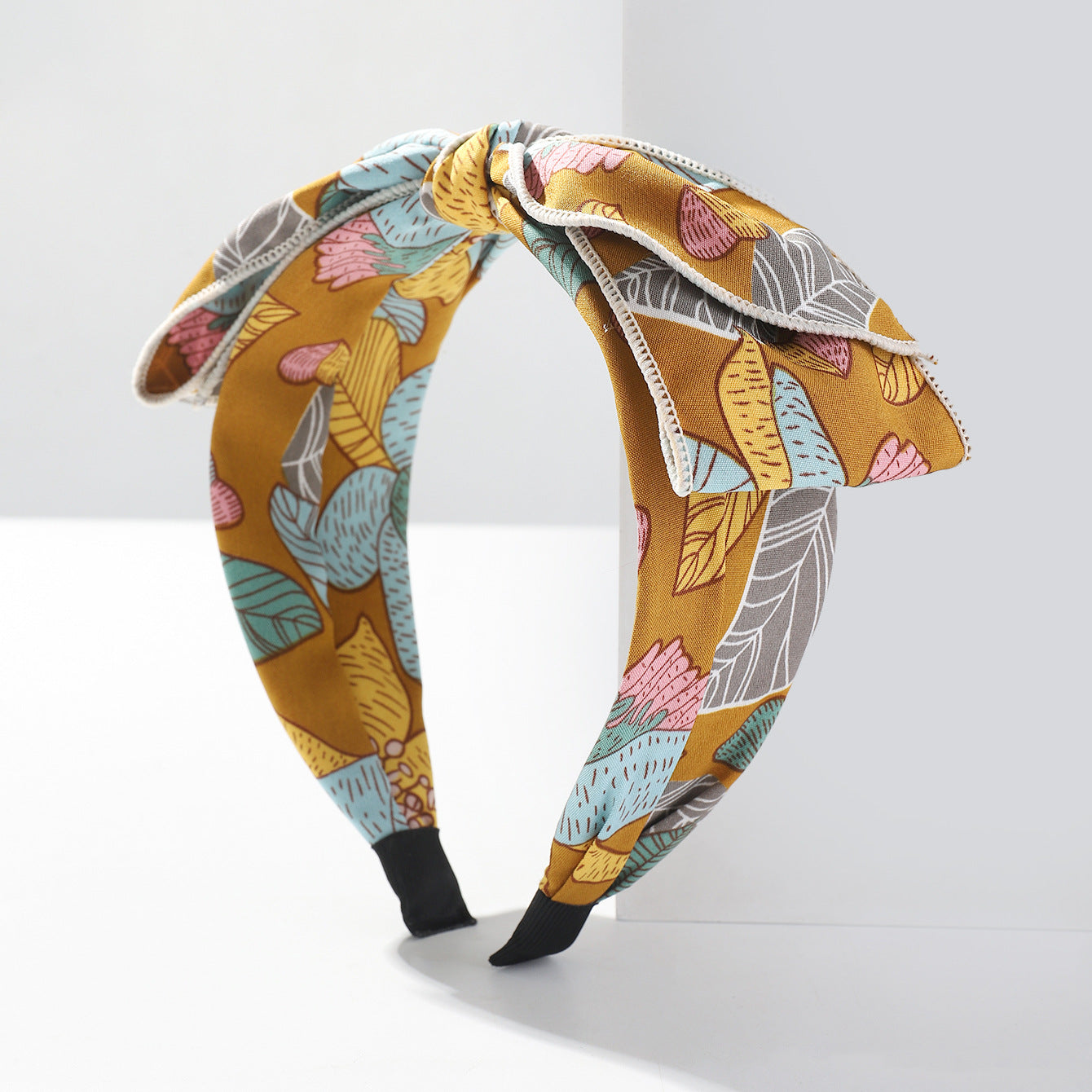 New Floral French Fashion Printed Hair Bow Hair